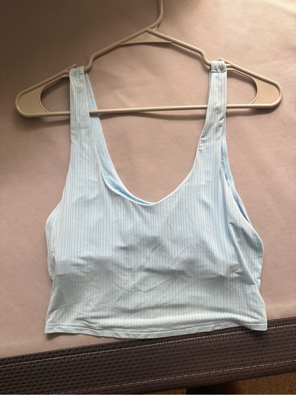 Aerie Baby Blue Ribbed Modal Bralette